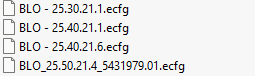 BLO ecfg files